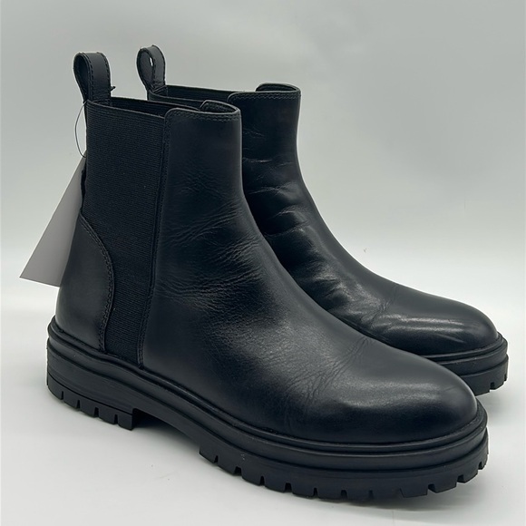 2175- Steve Madden Women’s Black Ankle Boots Sz 9 NWT – Minor Storage Scratches - Picture 2 of 14